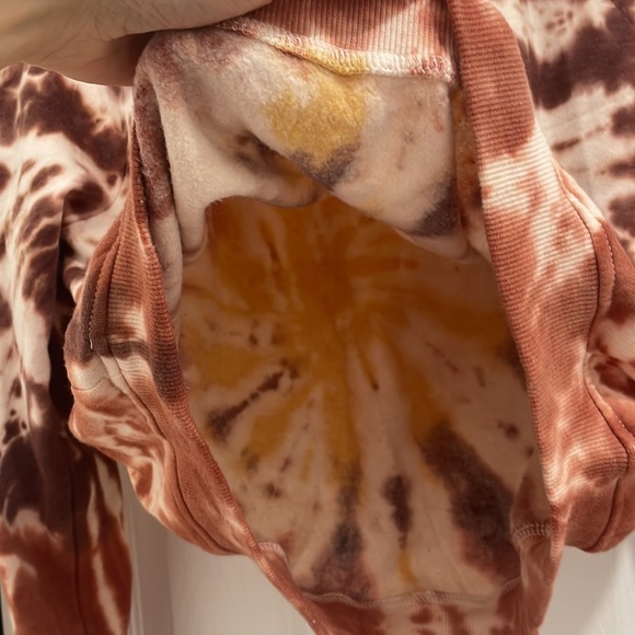 Tie dye Hippie Rose sweater sweatshirt top size small - Picture 6 of 6